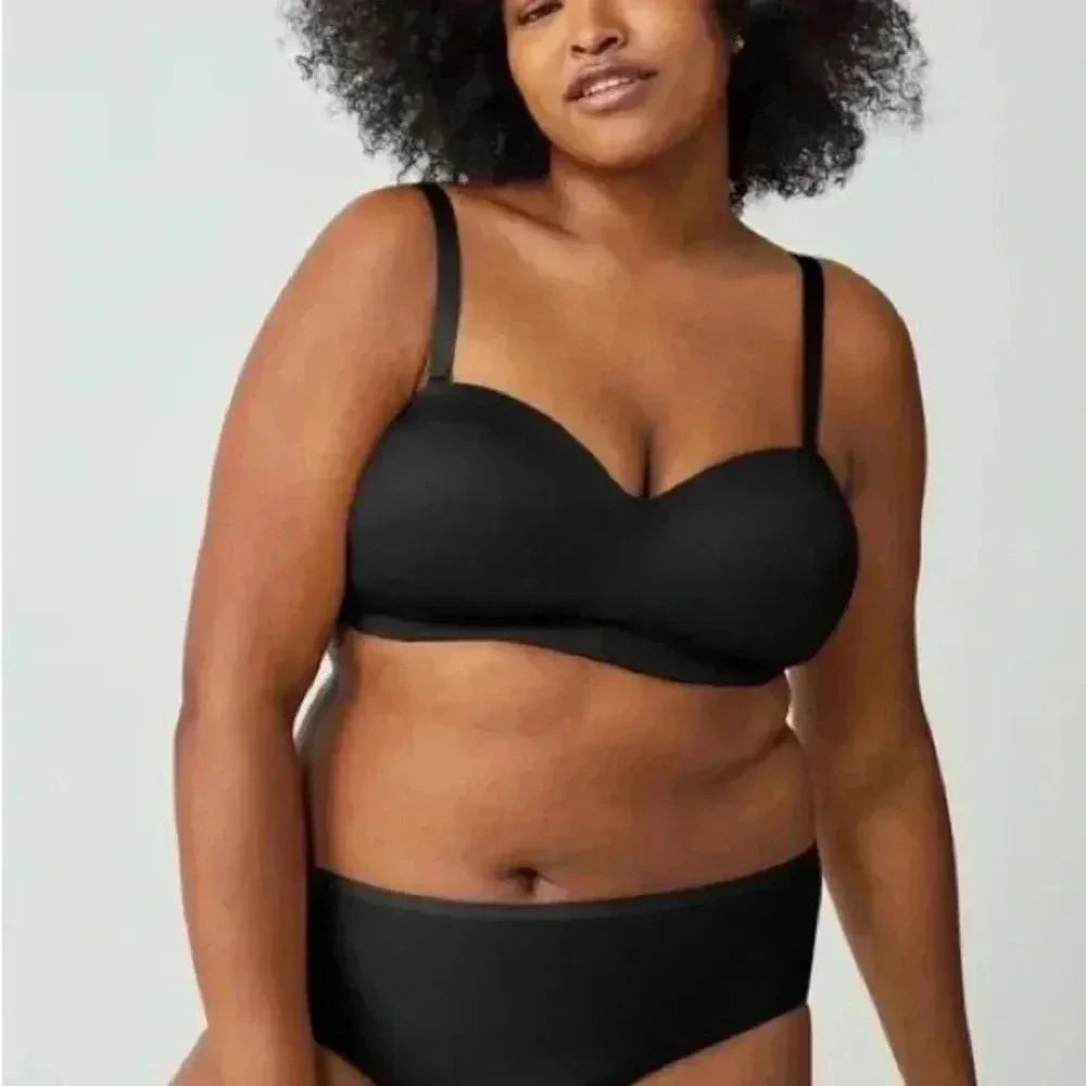 NWOT Wacoal Staying Power Wire Free Strapless Bra 34C